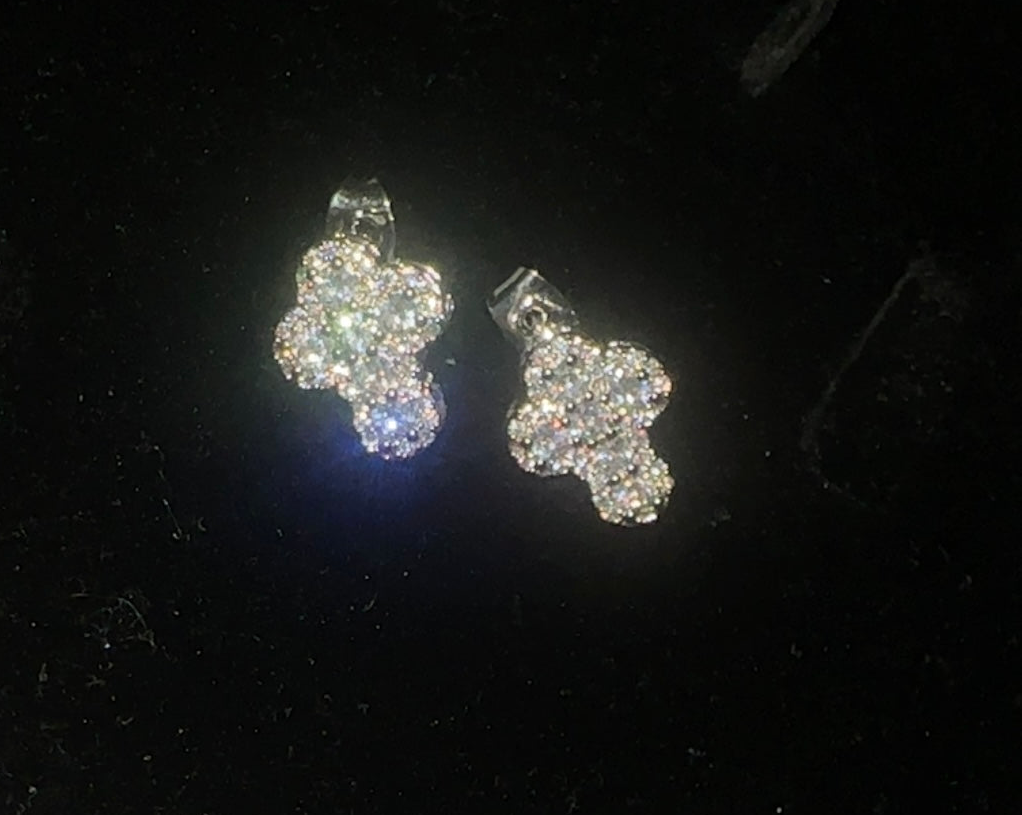 CROSSES- Mini cross stud earrings