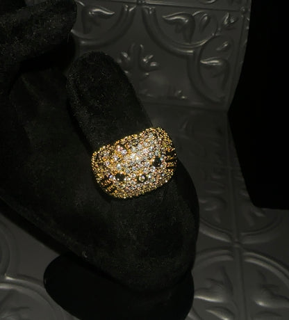 ICY KITTY RING
