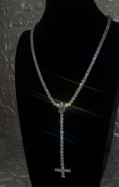 DROP DOWN - Tear drop tennis chain