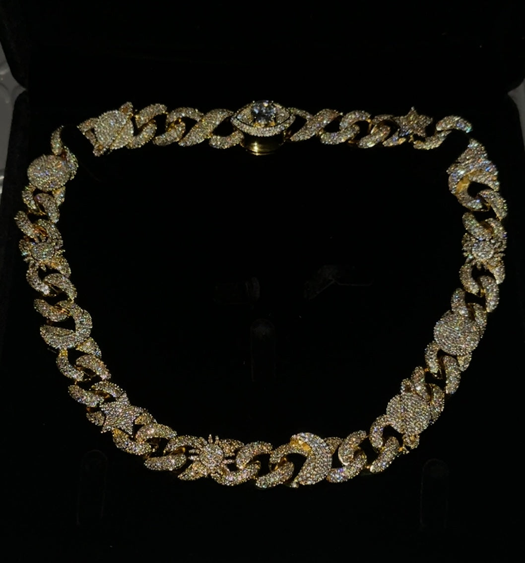 GALAXY CHAIN- Eye-lock planet