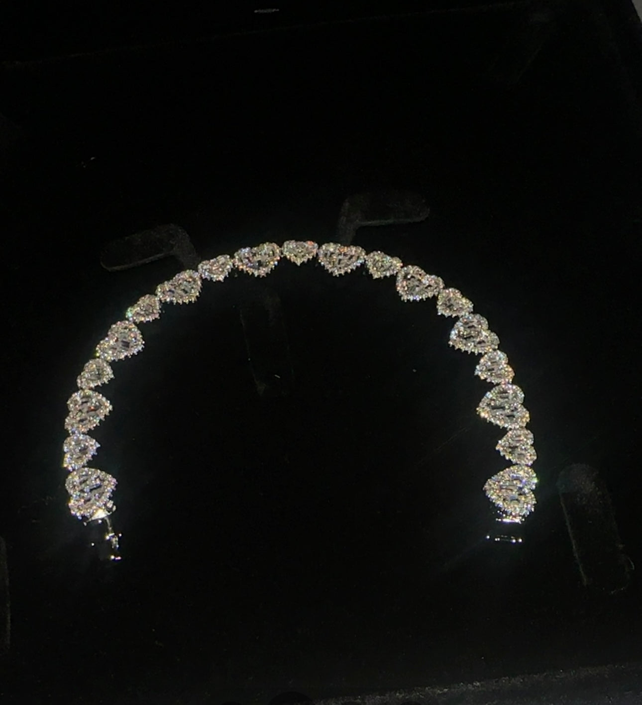 HEART ON ICE 2.0 BRACELET-Baguette heart