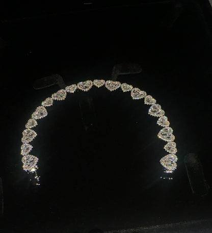 HEART ON ICE 2.0 BRACELET-Baguette heart
