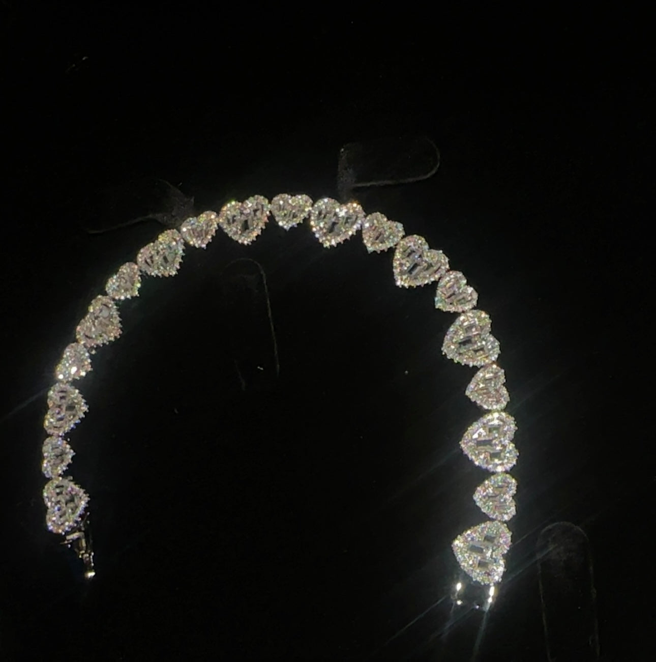 HEART ON ICE 2.0 BRACELET-Baguette heart
