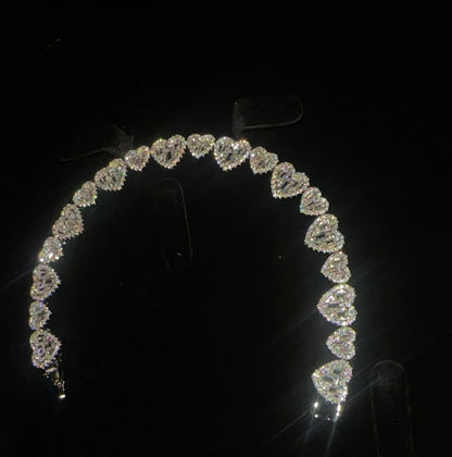 HEART ON ICE 2.0 BRACELET-Baguette heart