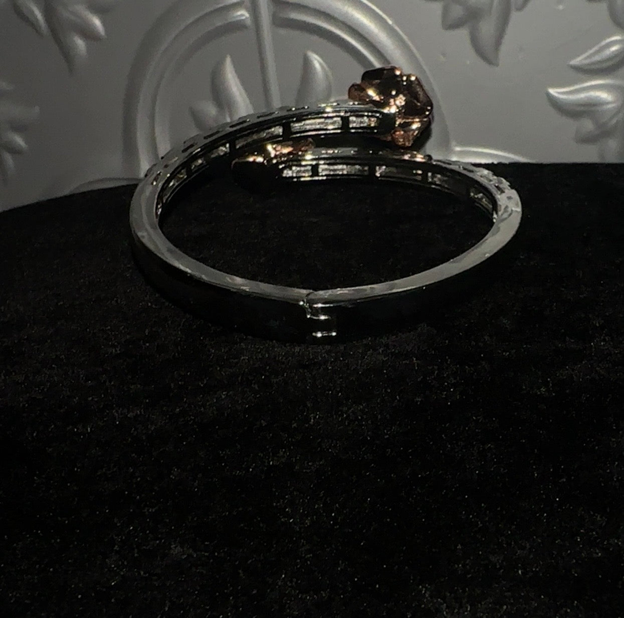 ROSE ETOILE- 1.5 cm Double rose bangle