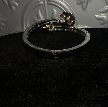 ROSE ETOILE- 1.5 cm Double rose bangle