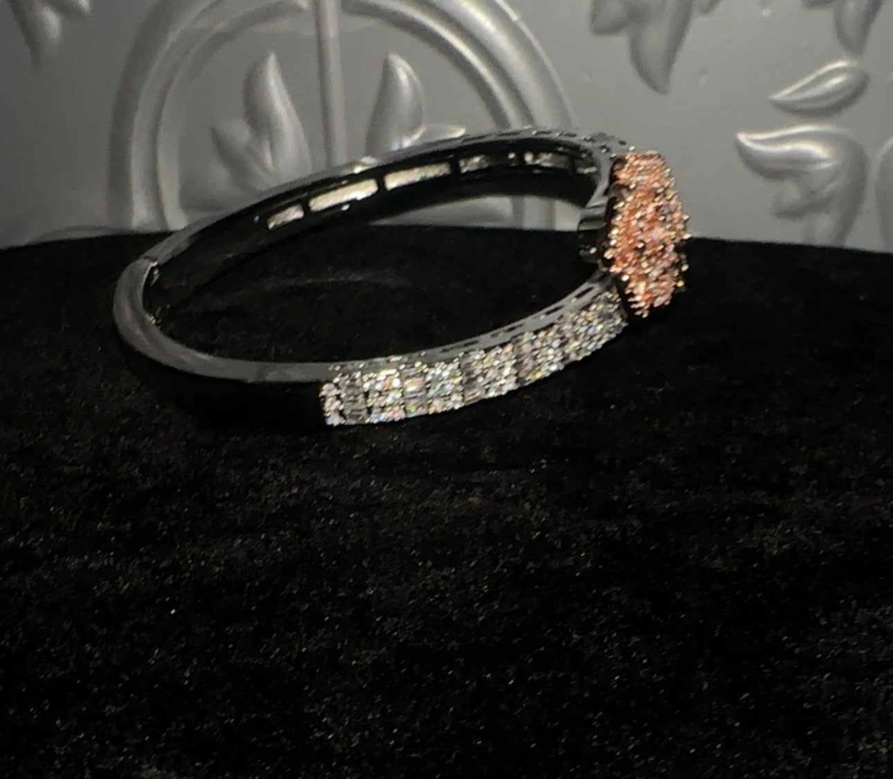ROSE ETOILE- 1.5 cm Double rose bangle