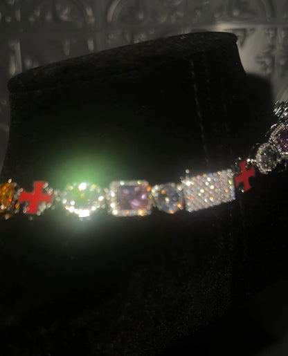GEMSTONE - 10 mm Mixed stone chain