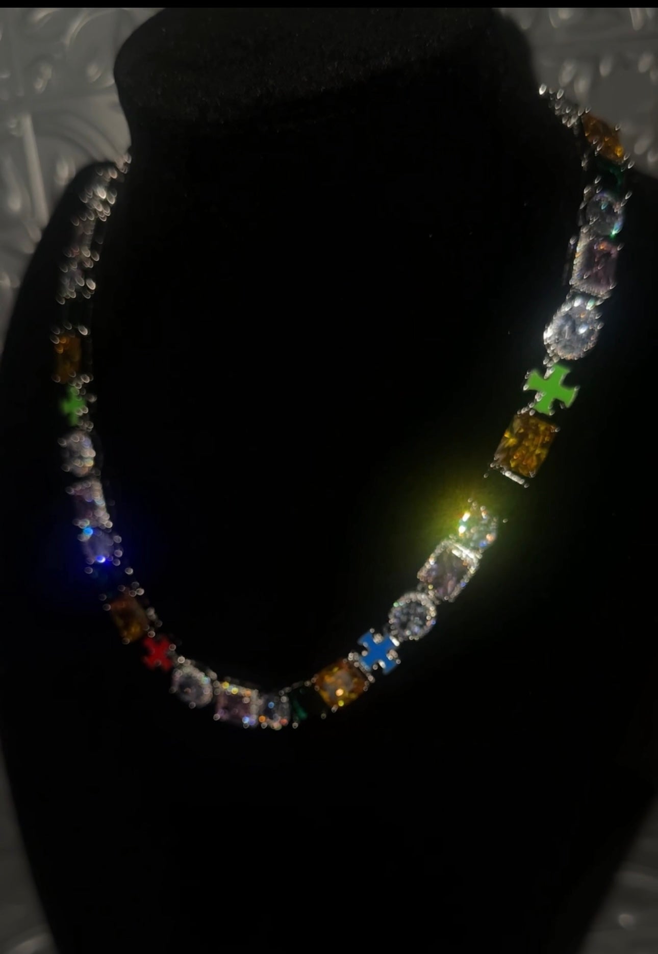 GEMSTONE - 10 mm Mixed stone chain