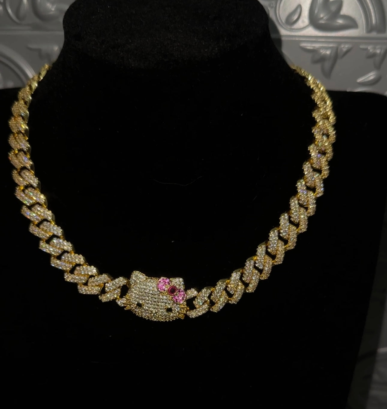 ICY KITTY CUBAN -Chain