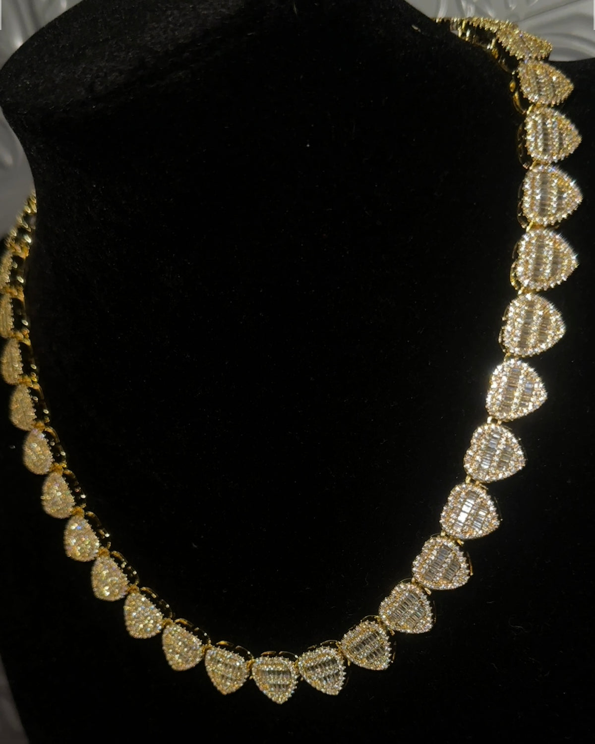 HEART ON ICE- Heart necklace