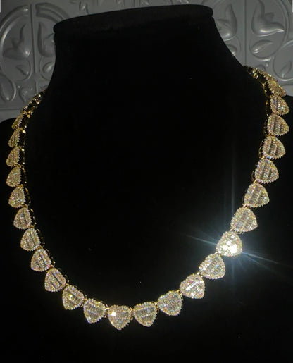 HEART ON ICE- Heart necklace