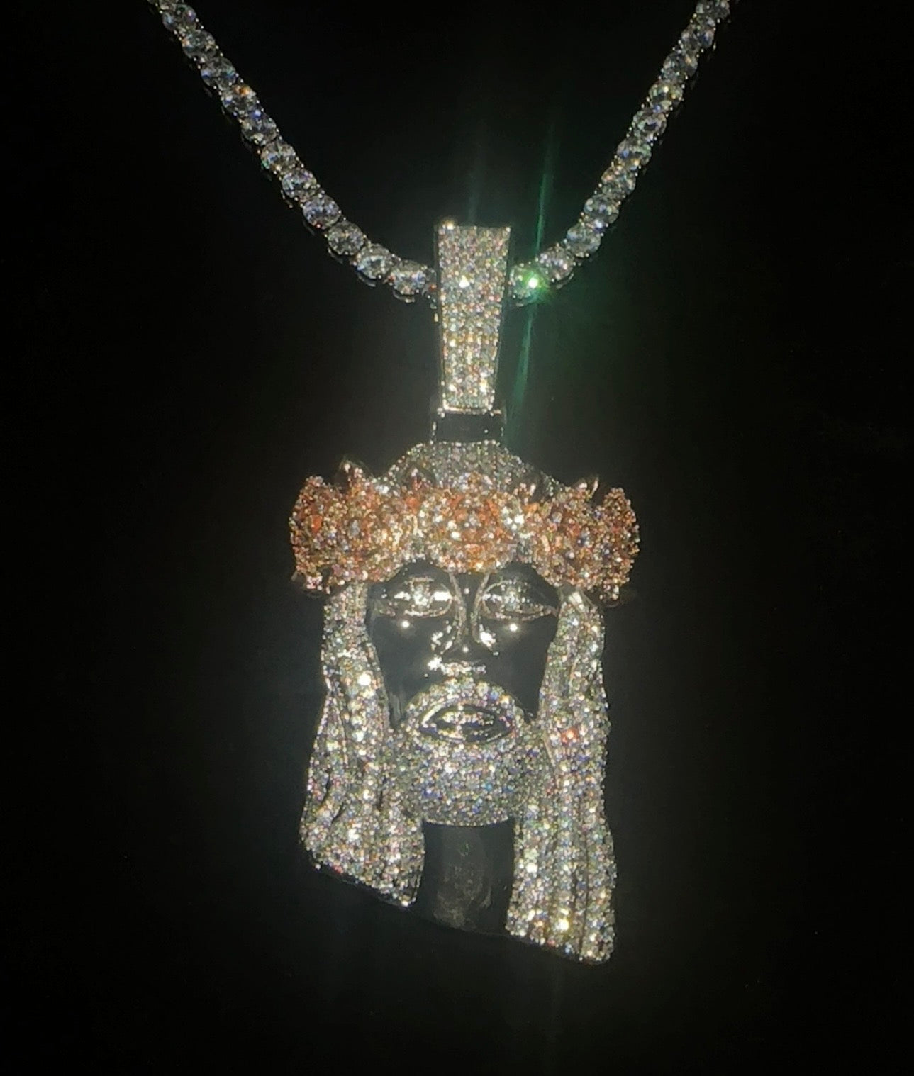 ZEUS NETWORK- Rose Jesus Pendant