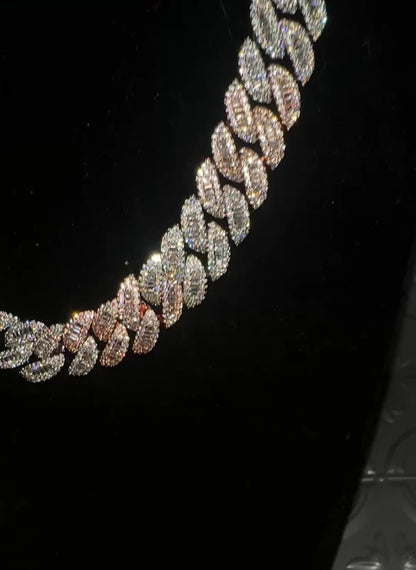CUBANO- 16 mm Baguette Cuban link